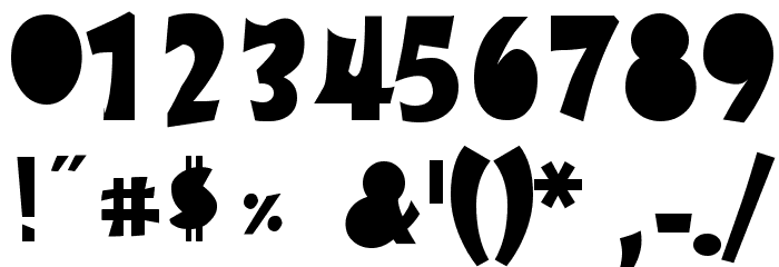 Sustainable Amazon Font OTHER CHARS