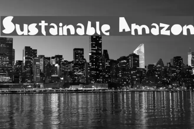 Sustainable Amazon Font examples