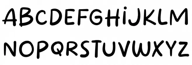 Susu Jahe Font UPPERCASE