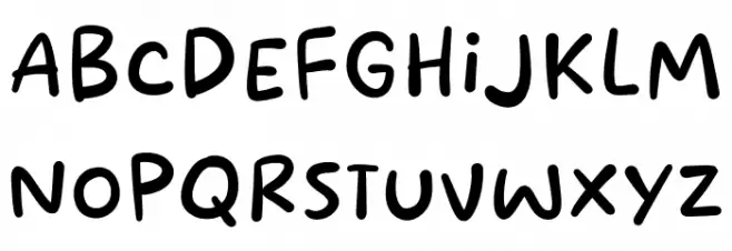 Susu Jahe फ़ॉन्ट लोअरकेस