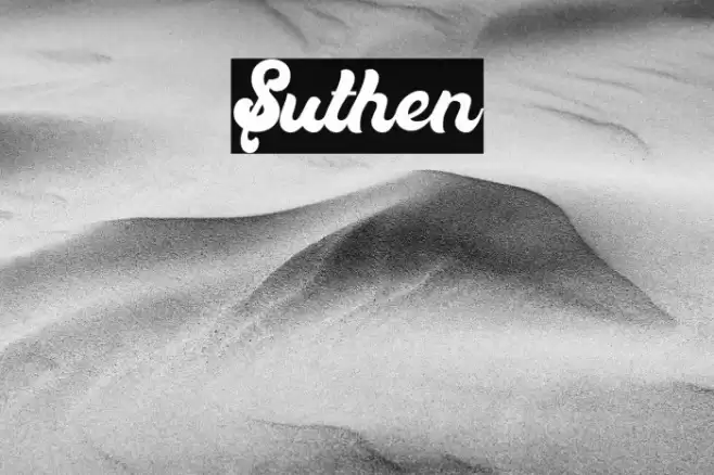 Suthen Font examples