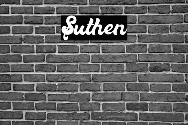 Suthen Font examples