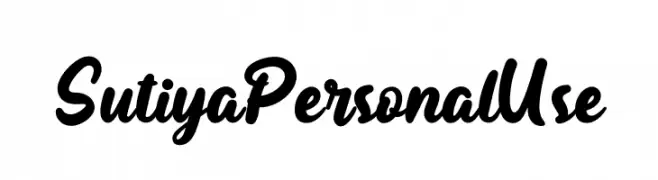Sutiya Personal Use  Frei Schriftart Herunterladen