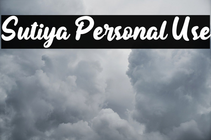 Sutiya Personal Use Example 1