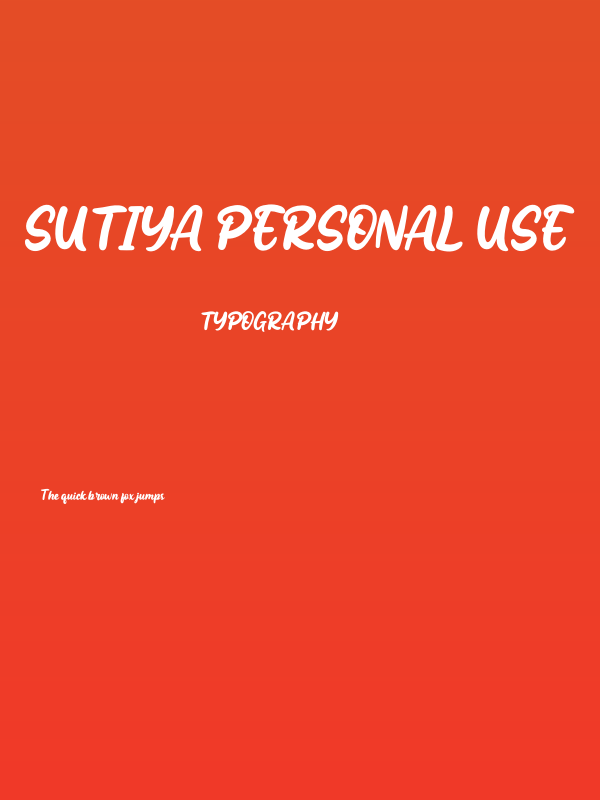 Sutiya Personal Use Poster