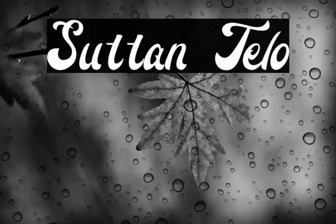 Suttan Telo Font examples
