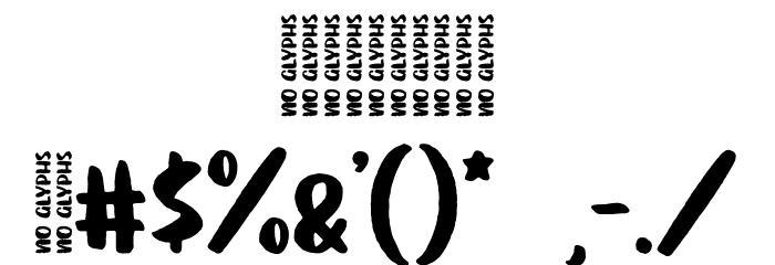 SutterCamp Font OTHER CHARS