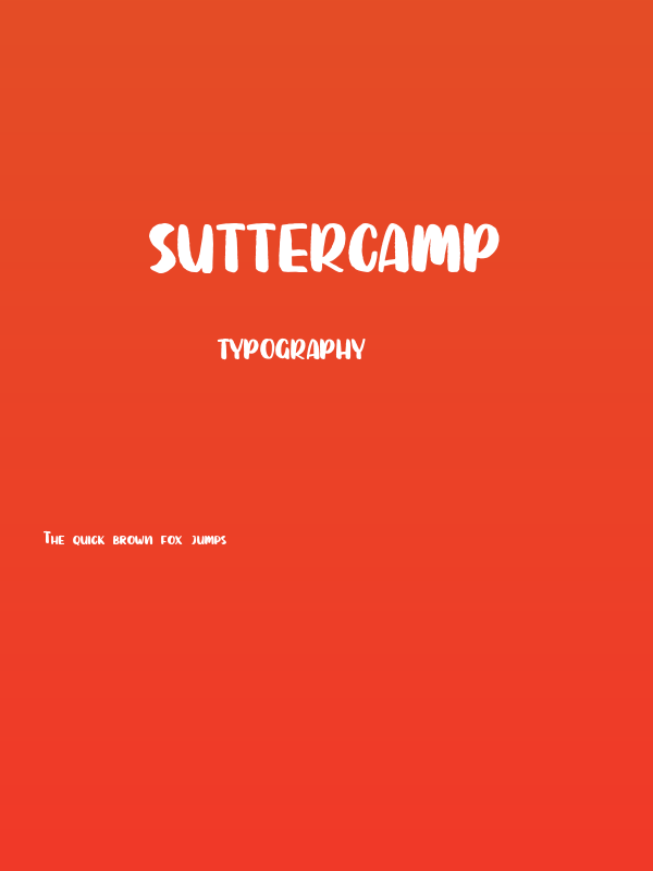 SutterCamp Poster