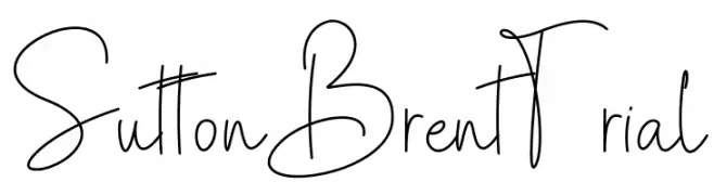 SuttonBrent-Trial Font