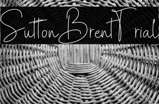 SuttonBrent-Trial Font examples