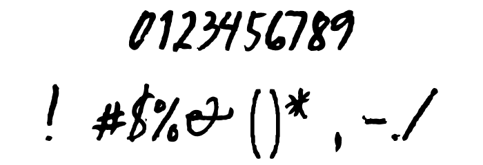 Suwa Font OTHER CHARS
