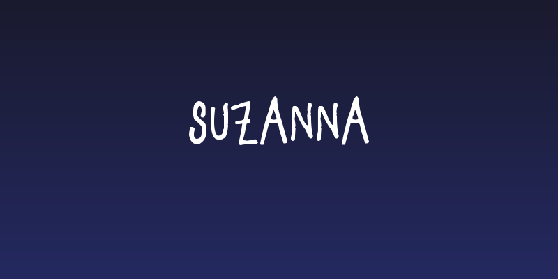 Suzanna Social Header