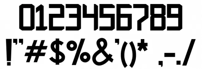 subakrie Regular Font Alte caractere