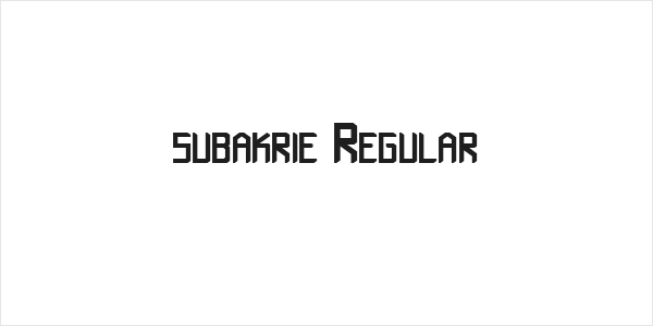 subakrie Regular Logo