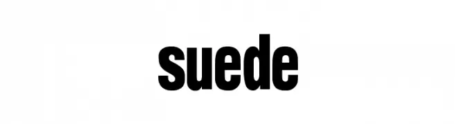 suede  Frei Schriftart Herunterladen