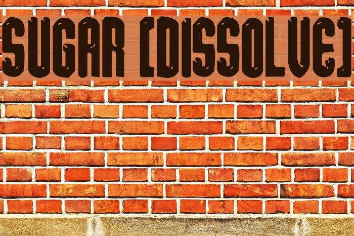 sugar [dissolve] Example 1