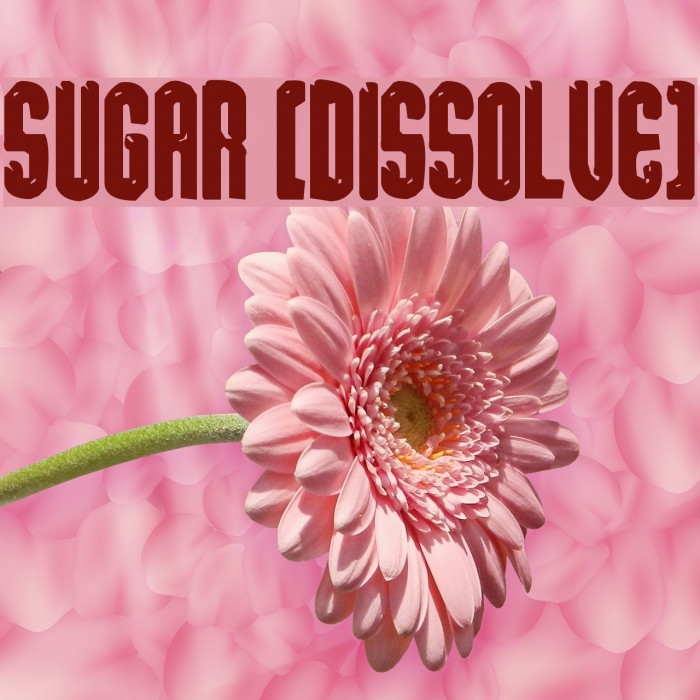 sugar [dissolve] Example 2