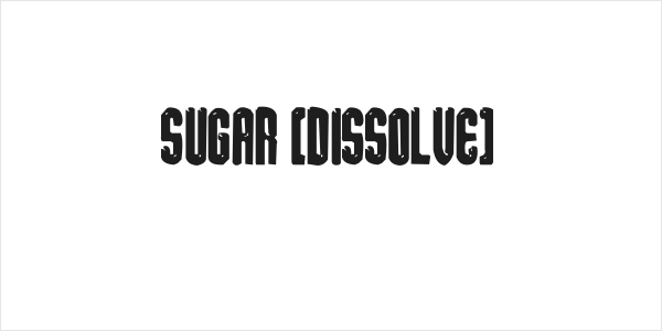 sugar [dissolve] Logo