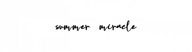 summer miracle  les polices de caractères gratuit tlcharger