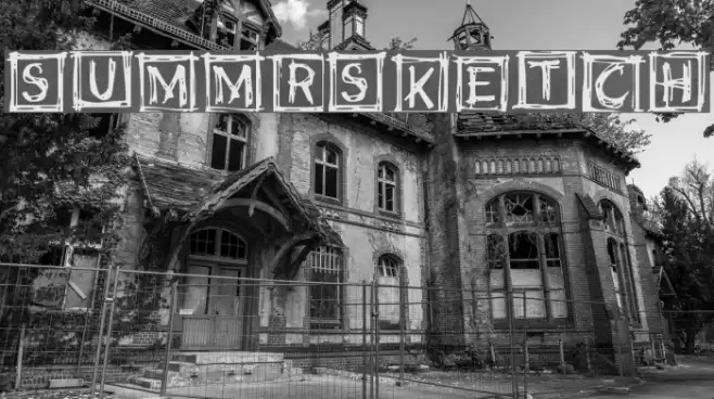 summr_sketch Font examples