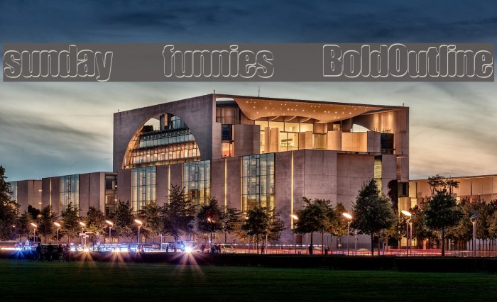 sunday funnies BoldOutline Example 3