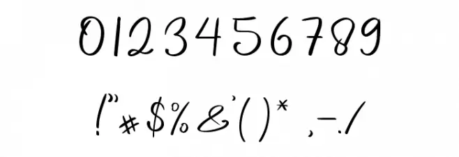 sunday monday Polices AUTRES CHARS