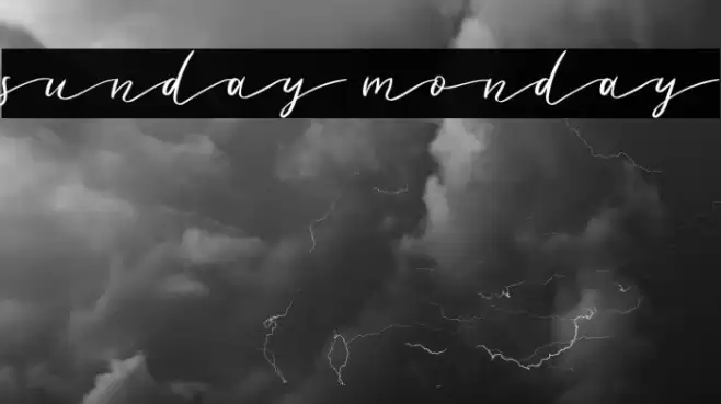 sunday monday Polices examples