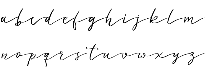 sunday monday Font LOWERCASE