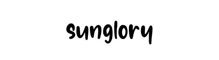 sunglory  font caratteri gratis