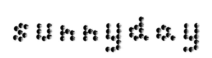 sunnyday Schriftart