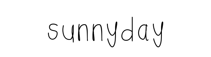 sunnyday  Fuentes Gratis Descargar