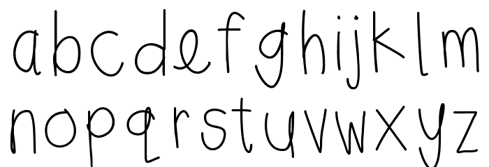 sunnyday Font LOWERCASE