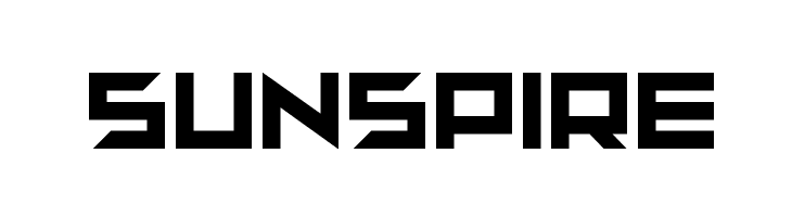 sunspire  フリーフォントのダウンロード