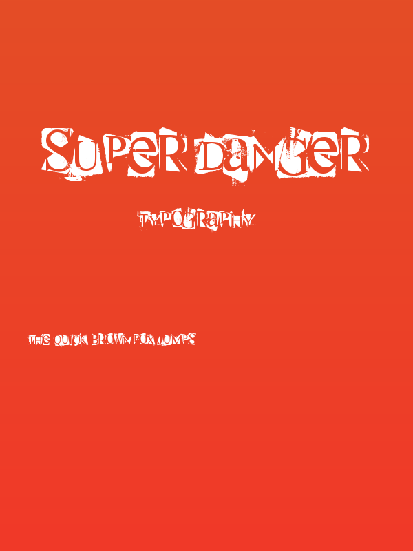 super danger Poster