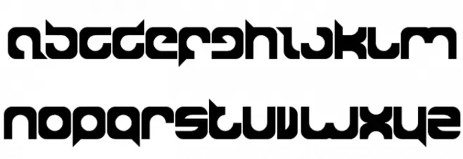 super power Font Litere mari