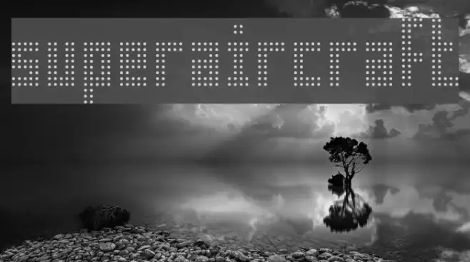 superaircraft Font examples