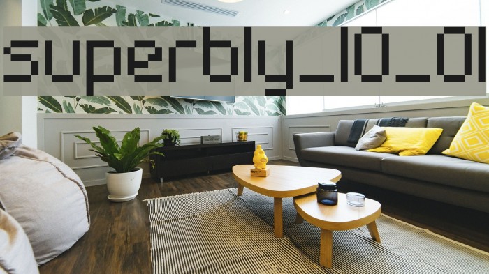 superbly_10_01 Schriftart examples