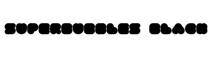 superbubbles Black Font