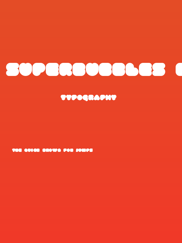 superbubbles Black Poster