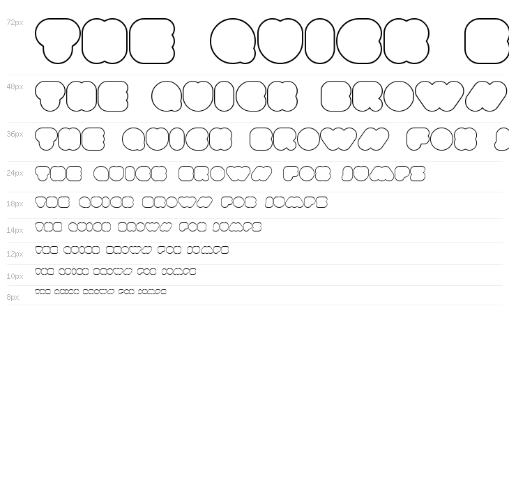 superbubbles Outline Waterfall