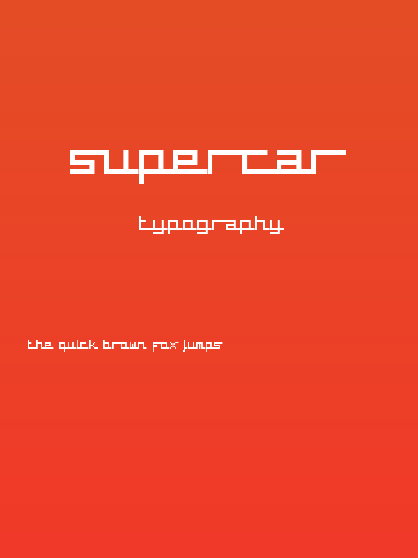 supercar Poster