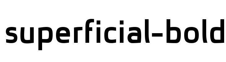 superficial-bold Font