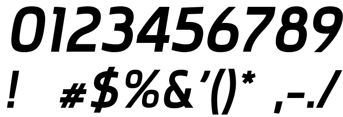 superficial-bolditalic Font OTHER CHARS