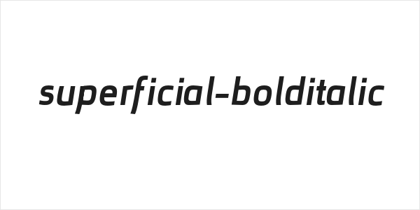 superficial-bolditalic Logo