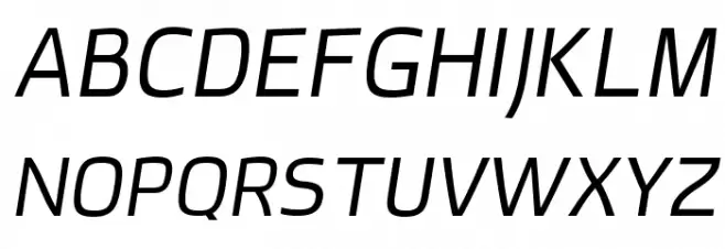 superficialbookitalic Font UPPERCASE