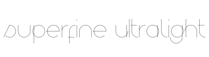 superfine UltraLight  Fuentes Gratis Descargar