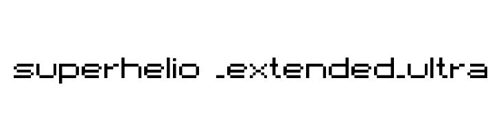 superhelio _extended_ultra  Free Fonts Download