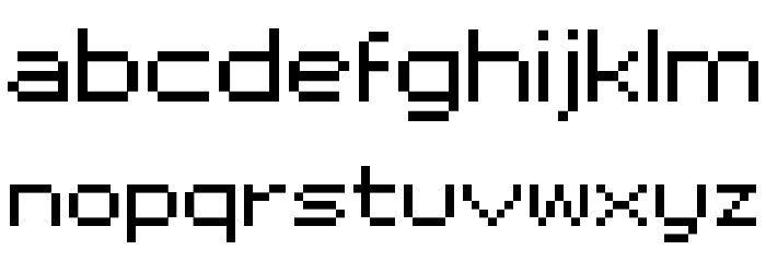 superhelio _extended Font LOWERCASE