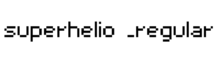 superhelio _regular Font