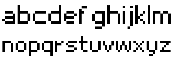 superhelio _regular Font LOWERCASE